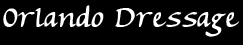 Orlando Dressage table of contents
