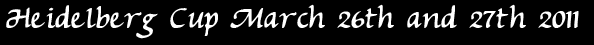 Heidelberg Cup 2011