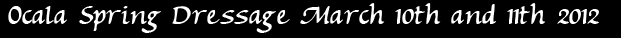 Ocala Spring Dressage