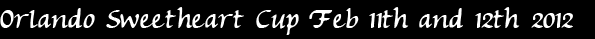 Orlando Sweetheart Cup
