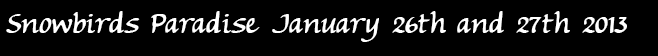 Snowbirds Paradise
